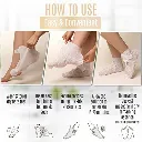 FOOTREE Moisturizing Foot Mask Socks Hydrating Anti-Fatigue Stress Relief Self Care Pedicure Sockies 5 Pair Pack Healing Feet Booties with Exfoliating Kombucha, Energizing Citrus, Natural Bamboo.jfif