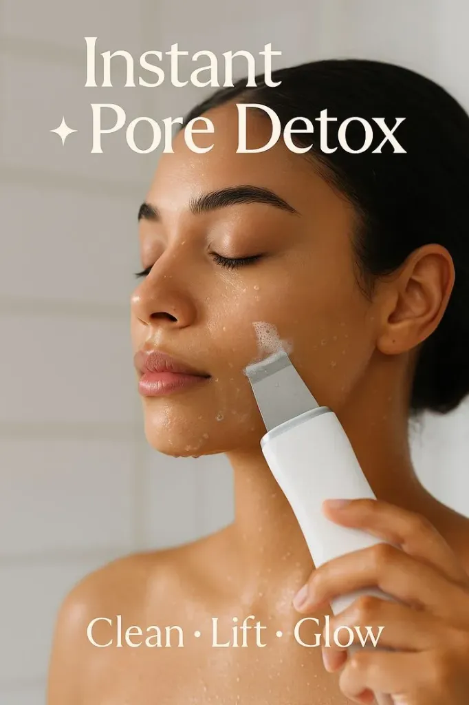 Ultrasonic Facial Skin Scrubber Deep Cleansing &Blackhead Remover ★★★★★(256)